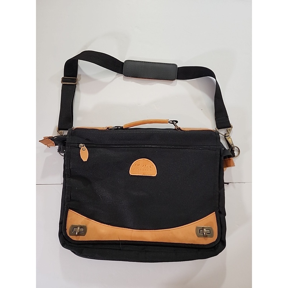 Vintage Briefcase Computer Bag Travel Business Peaches and Cream 1980s